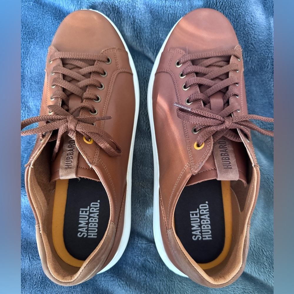 Samuel Hubbard Men's Brown Leather Sneakers
